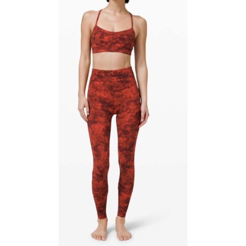 Lululemon Align Pant 28" *Lunar New Year Intricate Oasis Multi Size 4 Gold Logo - Picture 4 of 11